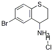 Structure of 6-broMo-3,4-dihydro-2H-thiochroMen-4-aMine hydrochloride