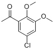 Structure of (5-CHLORO-2,3-DIMETHOXY)ACETOPHENONE