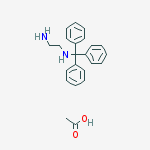 Structure of N-Trityl-1,2-diaminoethane acetate;N-Trityl-ethylenediamine
