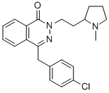 Structure of 4-(4-CHLOROBENZYL)-2-(2-(1-METHYLPYRROLIDIN-2-YL)ETHYL)PHTHALAZIN-1(2H)-ONE