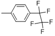 Structure of Benzene, 1-methyl-4-(1,1,2,2,2-pentafluoroethyl)-