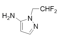 Structure of 1-(2,2-difluoroethyl)-1H-Pyrazol-5-amine