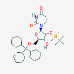 Structure of 2'-O-(TERT-BUTYLDIMETHYLSILYL)-5'-O-TRITYLURIDINE