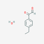 Structure of 4-ETHYLPHENYLGLYOXAL HYDRATE