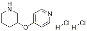 Structure of 4-(PIPERIDIN-3-YLOXY)PYRIDINE 2HCL