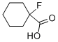 Structure of 1-FLUOROCYCLOHEXANECARBOXYLIC ACID