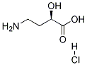 (2r)-4-amino-2-hydroxybutanoic Acid;hydrochloride结构式