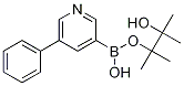 Structure of 5-Phenyl-3-pyridinyl boronic acid, pinacol ester