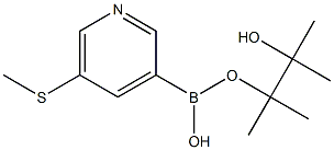 Structure of 5-(Methylthio)pyridine-3-boronic acid pinacol ester