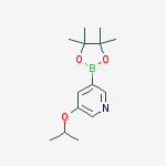 Structure of 5-Isopropoxypyridine-3-boronic acid pinacol ester