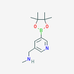 Structure of N-Methyl-1-(5-(4,4,5,5-tetraMethyl-1,3,2-dioxaborolan-2-yl)pyridin-3-yl)MethanaMine