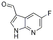 Structure of 5-Fluoro-1H-pyrrolo[2,3-b]pyridine-3-carbaldehyde