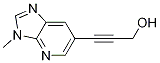 Structure of 3-(3-Methyl-3H-iMidazo[4,5-b]pyridin-6-yl)-2-propyn-1-ol