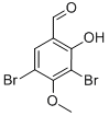 Structure of 3 5-DIBROMO-2-HYDROXY-4-METHOXYBENZALDE&