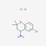 Structure of 6-Bromo-2,2-dimethylchroman-4-amine hydrochloride