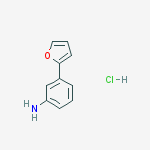 Structure of 3-(furan-2-yl)aniline;hydrochloride