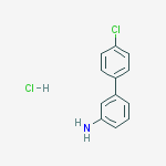Structure of 3-(4-Chlorophenyl)aniline, HCl