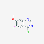 4-chloro-6-iodo-7-methoxyquinazoline结构式
