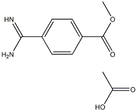 Structure of Methyl 4-carbaMiMidoylbenzoate acetate