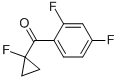 Structure of METHANONE,(2,4-DIFLUOROPHENYL)(1-FLUOROCYCLOPROPYL)-