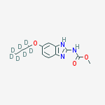 Structure of Oxibendazole D7