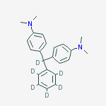 Structure of LEUCOMALACHITE GREEN D6