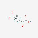Structure of 2-Ketoglutaric acid-d6