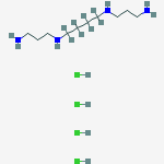 Structure of Spermine-[D8].4HCl