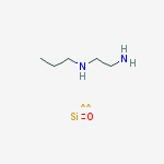 Structure of 3-(ETHYLENEDIAMINO)PROPYL-FUNCTIONALIZED SILICA GEL