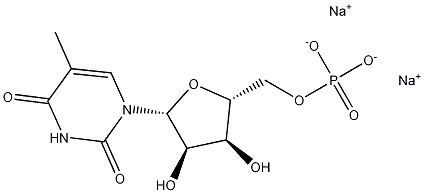Structure of 5-Methyl-Uridine-5'-monophosphate, disodium salt