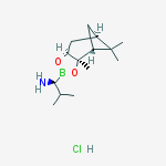 Structure of (S)-BoroVal-(-)-Pinanediol-hydrochloride