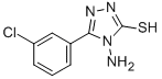 Structure of 4-AMINO-5-(3-CHLOROPHENYL)-4H-1,2,4-TRIAZOLE-3-THIOL