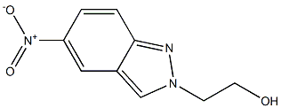 Structure of 2-(5-Nitro-2H-indazol-2-yl)ethanol