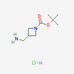 Structure of 1-N-BOC-3-AMINOMETHYL AZETIDINE-HCL