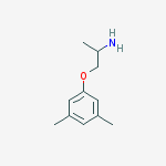 Structure of 2-(3,5-DIMETHYL-PHENOXY)-1-METHYL-ETHYLAMINE