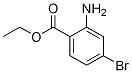 Benzoic acid, 2-aMino-4-broMo-, ethyl ester结构式