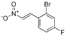 Structure of 2-Bromo-4-fluoro-1-((E)-2-nitrovinyl)benzene 97%
