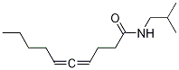 Structure of N-(2-methylpropyl)deca-4,5-dienamide