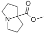 Structure of 1H-PYRROLIZINE-7A(5H)-CARBOXYLIC ACID,TETRAHYDRO-,METHYL ESTER