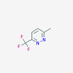 3-METHYL-6-(TRIFLUOROMETHYL)-PYRIDAZINE结构式