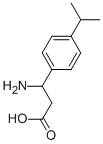 Structure of 3-AMINO-3-(4-ISOPROPYLPHENYL)PROPANOIC ACID