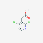 Structure of (2,4-Dichloro-3-pyridinyl)acetic acid