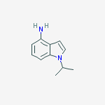 Structure of 1-propan-2-ylindol-4-amine