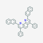 2,9-双(萘-2-基)-4,7-二苯基-1,10-菲罗啉结构式