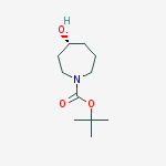 Structure of (4R)-1-Boc-4-hydroxy-azepane