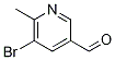 Structure of 5-broMo-6-Methylpyridine-3-carbaldehyde