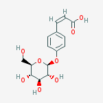 Structure of 4-O-beta-Glucopyranosyl-cis-couMaric acid