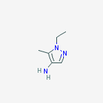 Structure of 1-ethyl-5-methyl-1H-pyrazol-4-amine(SALTDATA: 2HCl)