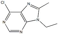 Structure of 6-Chloro-9-ethyl-8-Methyl-9H-purine