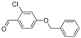 Structure of 4-(benzyloxy)-2-chlorobenzaldehyde